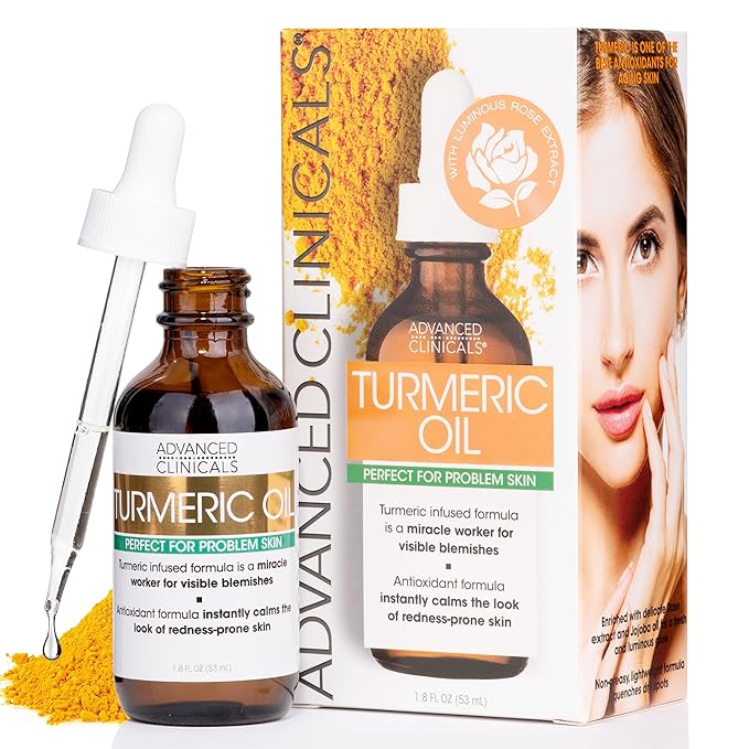 Advanced clinicals turmeric oil blemish