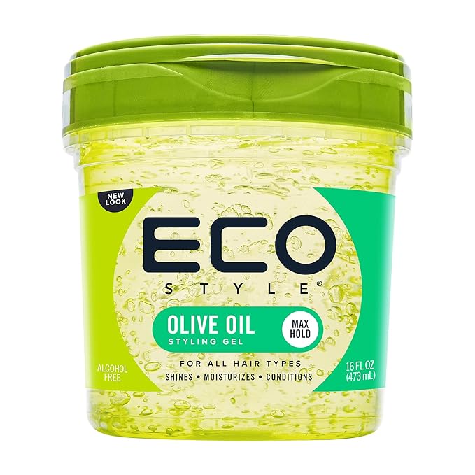 Eco Style Olive Oil 16 Ounce and Curl Revival Serum