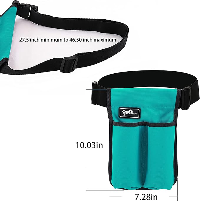 Massage Bottle Bag ，Massage Therapist Holster， Massage Lotion Holster，（YR-2KD-MailGreen）