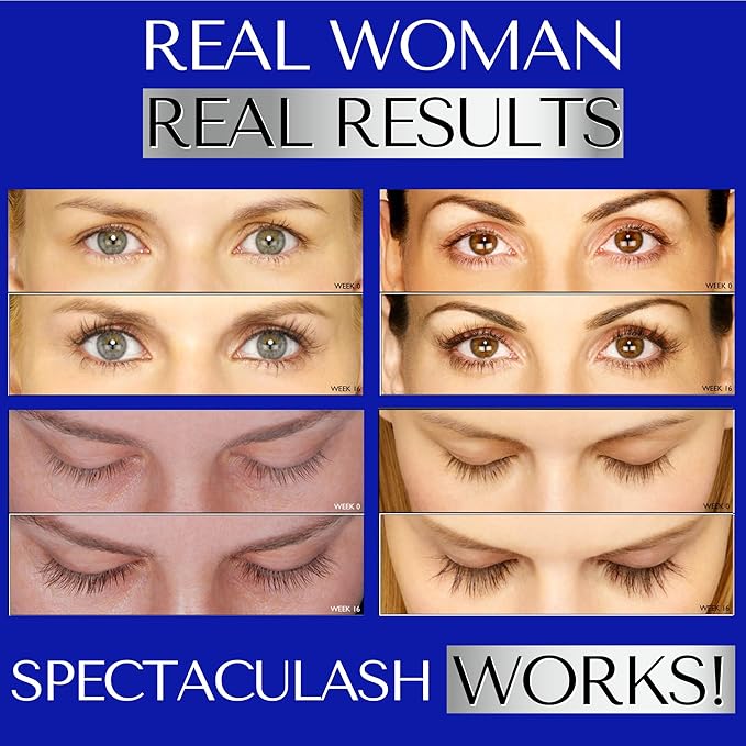 SPECTACULASH RAPID LASH SERUM for Eyelash Growth Serum to Grow Long Natural Lashes – Grow Long Eye Lashes – Lash Conditioner – Eyelash Volume - Suero Para Pestañas Crecimiento by DERMAWORKS