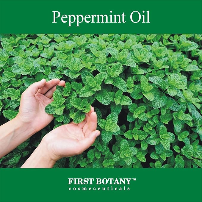 First Botany, 100% Pure Peppermint Oil - Premium Peppermint Essential Oil for Aromatherapy, Massage & Household Uses - 1 fl oz