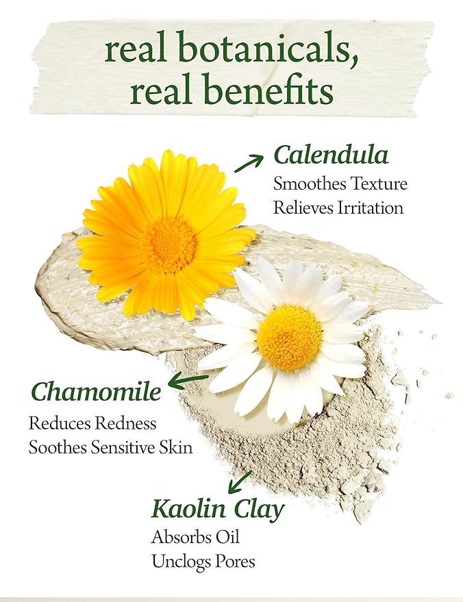 RE:P BIO FRESH MASK with REAL calming HERBS 4.58 Fl Oz (130g) - 100% Vegan, Cruelty-free - Natural calming peel off mask with Real Calendula + Real Chamomile – Korean Skin Care