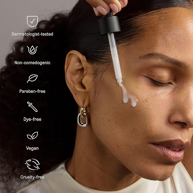 Milky Hydration Concentrate, Anti-Aging Hydrating Face Serum, Hyaluronic Acid-5 Complex and Peptides, Visibly Plumps and Smooths Skin, Agency by Curology, 1 fl oz