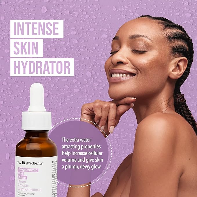 Masque Bar My Ingredients Polyglutamic Acid Serum - Concentrate Anti-Wrinkle Face Serum, more volume and elasticity