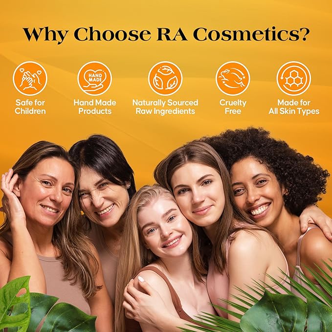 RA Cosmetics 100% Pure and Natural African Shea Butter - Handcrafted Moisturizer with Essential Vitamins for Radiant Skin and Luscious Hair - 32 oz Jar