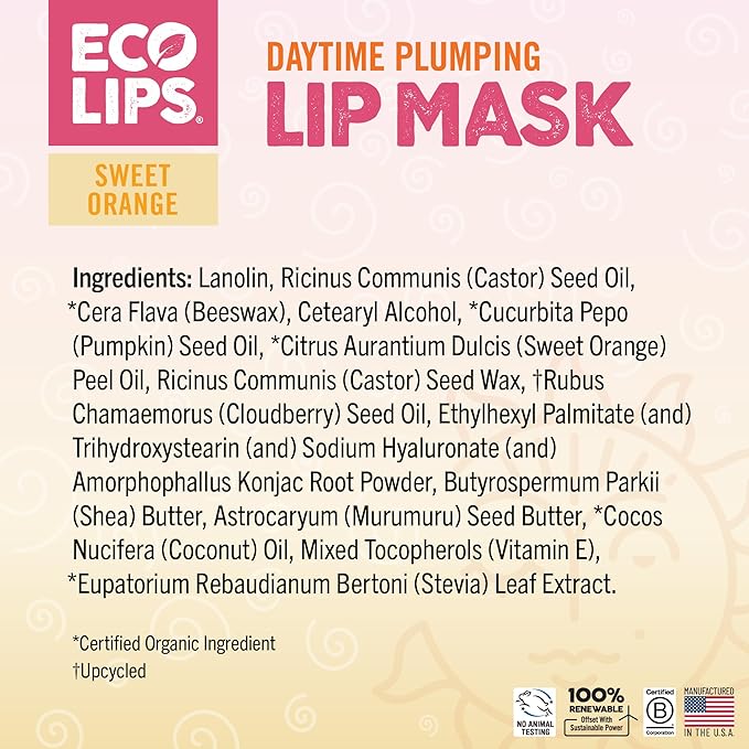 Eco Lips Plumping Daytime Lip Mask Natural.