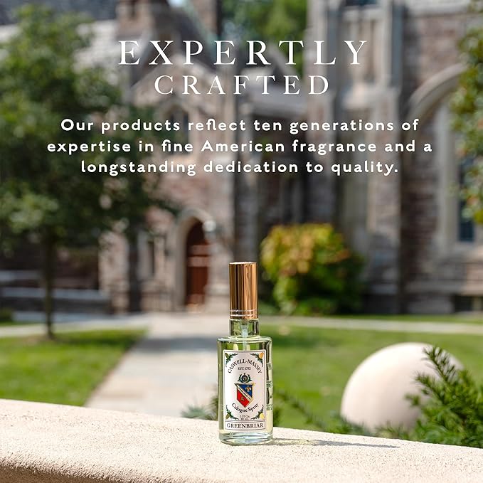 Caswell-Massey Woodgrain Sandalwood Cologne Discovery, Rich & Warm Santalum Album with Cedar and Hints of Bergamot & Citrusy Musk, Sample Size Vial, Cologne for Men, 0.25 Fl Oz