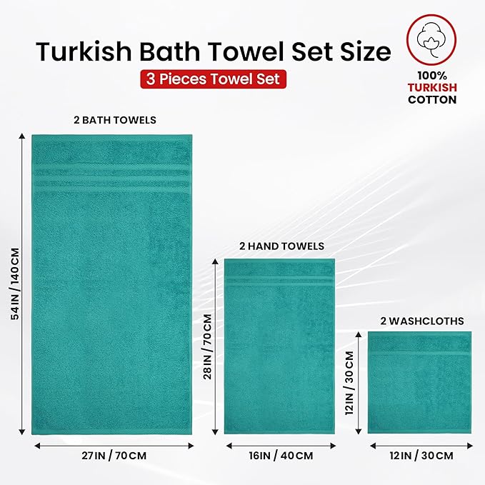 Infinitee xclusives luxury 3-piece turkish