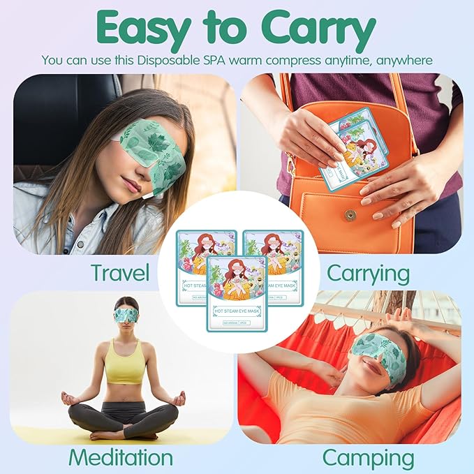 60 pcs disposable steam eye