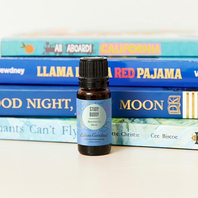 Edens Garden Study Buddy Essential Oil Blend- 100% Pure Premium Grade, Undiluted, Natural, Therapeutic, Aromatherapy, The Best for Kid Safe, Humidifiers, Skin 30 ml (1 fl oz)