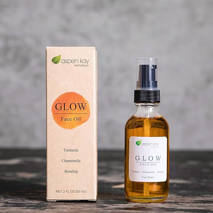 The Perfect Pair – Natural Face and Body Moisturizer for Sensitive Skin. (4 oz) & Turmeric and Rosehip Face Oil Glow (2 oz)