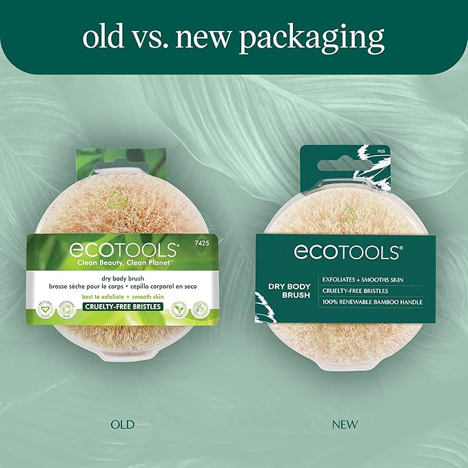 Ecotools dry body brush, cruelty-free