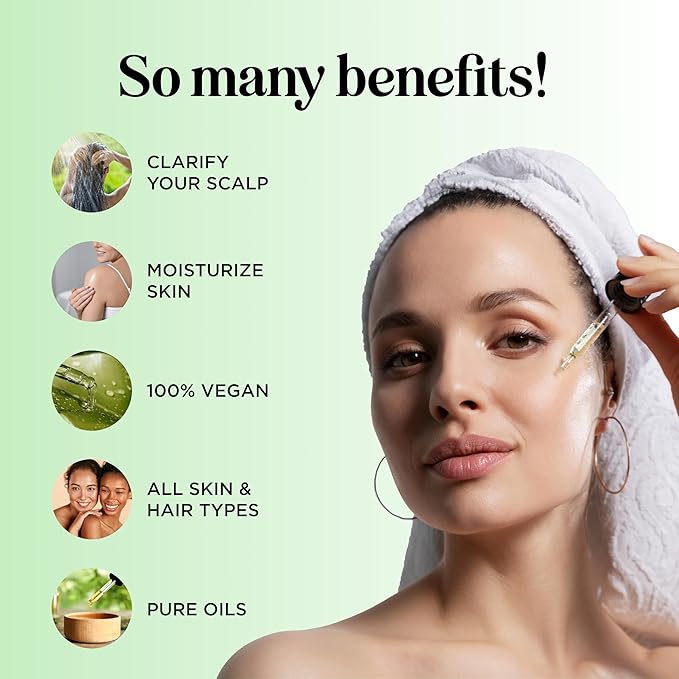 Pure Tea Tree Oil 4oz - Australian Tea Tree Essential Oil for Hair Nails and Skin- Aromatherapy Tea Tree Oil for Skin Dry Scalp Cleanser Nail Cleaner plus Purifying Humidifier and Diffuser Oil
