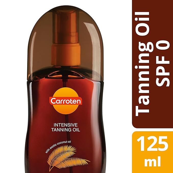 Carroten Natural Tanning Oil for Medium Deep, 125ml 4.23oz