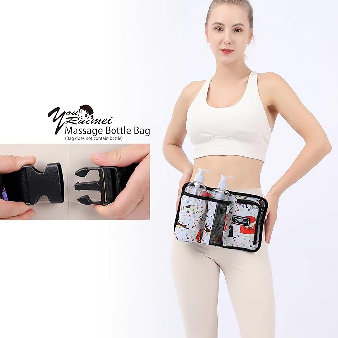 Massage Bottle Bag Massage Oil Bag Massage Therapist Holster Massage Lotion Holster Massage Oil Holster (YR-3KD-XiaoGou