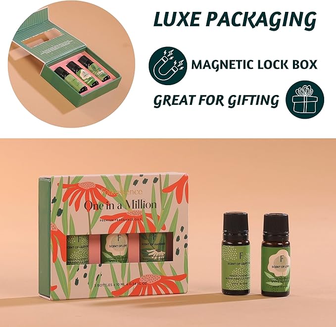 Folkulture Essential Oils for Diffuser Oil | Essential Oils Set of 3 Fragrance Oils | Diffuser Oils Scents for Home | Oil for Diffuser - Vanilla Caramel, Lavender Essential Oil