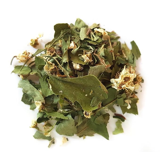 Wild Bliss Organic Hawthorn Tea - Caffeine Free Loose Leaf and Flower Herbal Tea - Pharmacopoeia Potency - 100 Servings