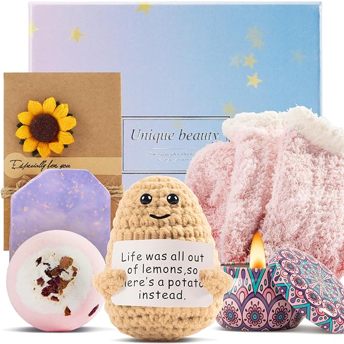 Mothers Day Gifts - Cute Gifts, Lavender 6-Piece Set for Women, Christmas Gifts