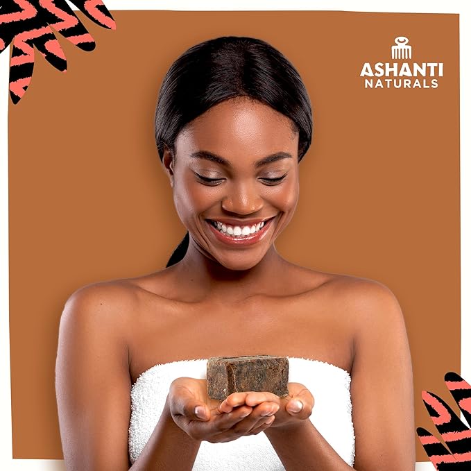 Bouffants Bundle - Creamy Yellow Shea Butter (15oz) | African Black Soap Bar (8oz)