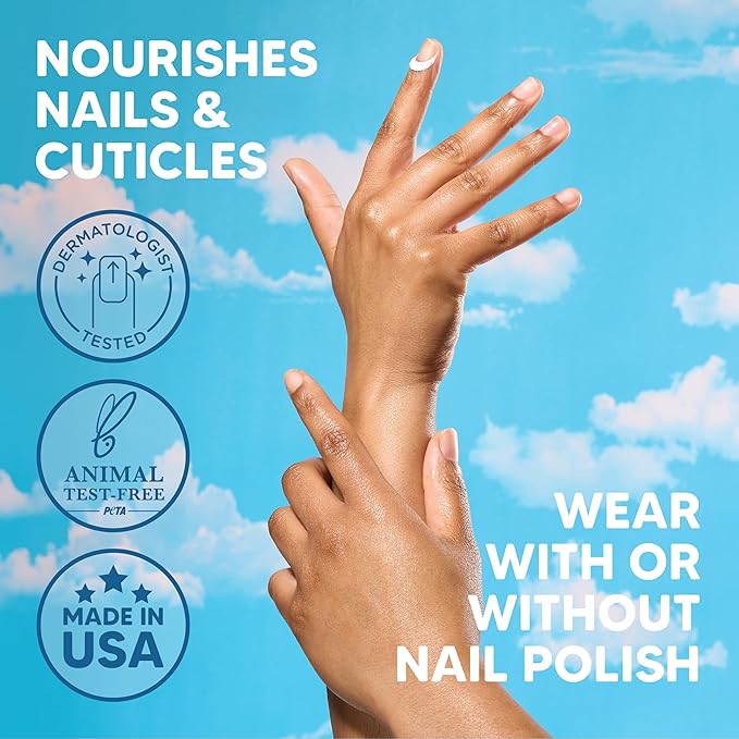 Onyx Professional Hard as Hoof Nail Strengthening Cream with Coconut Scent, Nail Growth & Conditioning Cuticle Cream Stops Splits, Chips, Cracks & Strengthens Nails, 1 oz