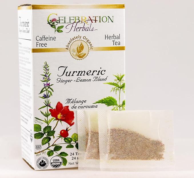 Celebration+Herbals+Turmeric+Ginger+-+Lemon+Blend+24+Count