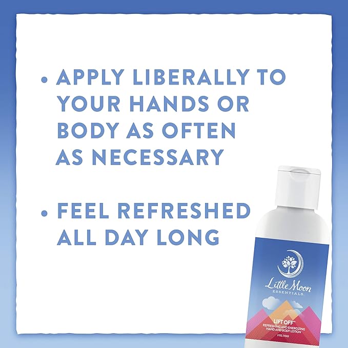 Little Moon Essentials Refreshing & Energizing Hand & Body Lotion, Lift Off, 4 oz.