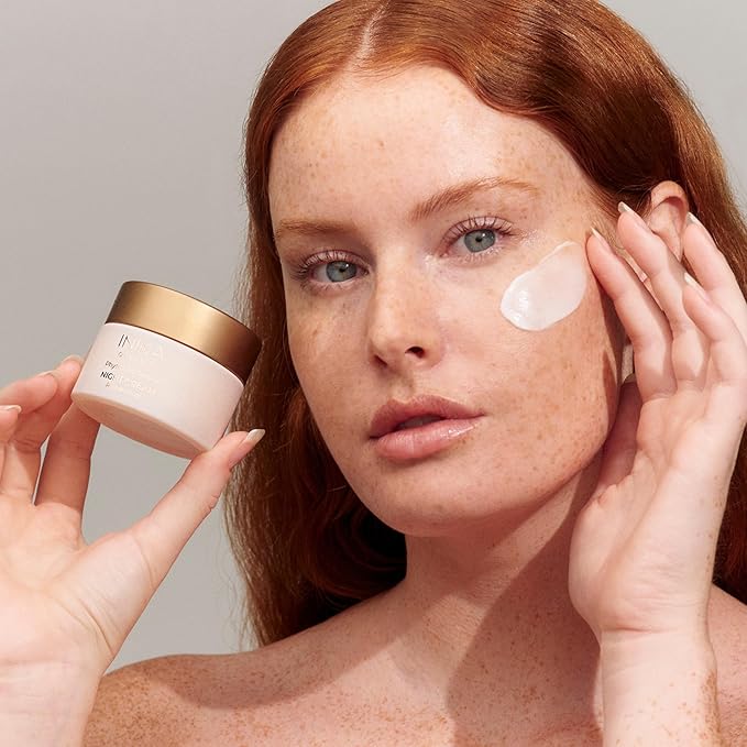 INIKA Organic Phytofuse Renew™ Night Cream | Nourishing Anti-Aging overnight skin repair cream with Natural and Vegan ingredients 50 ml