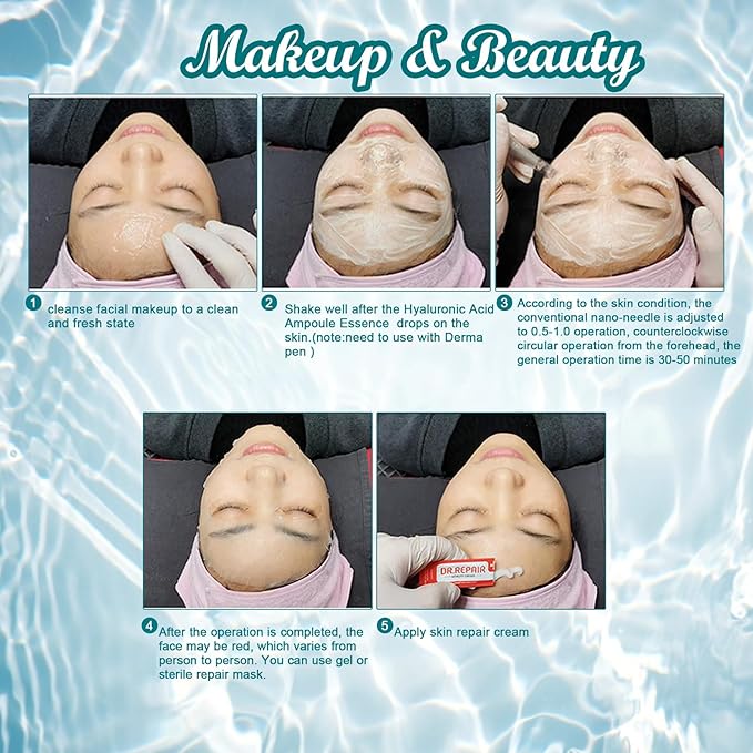 BB Facial Glow Starter Kit Hydration Serum Skincare Mix 0.27 oz Hydration Ampulle und Essence Foundation 10 vialsFacial Serum Skin Therapy Kit