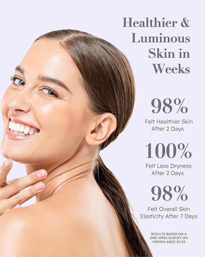 ISA KNOX AGE FOCUS VITAL COLLAGEN Essential Serum (2.4fl oz) - Korean Skin Care, Ampoule by LG Beauty. Hydrolyzed Collagen, Vitamins C, B12 & E