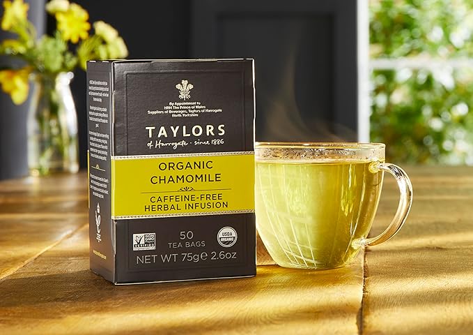 Taylors of Harrogate Organic Chamomile Herbal Tea, 20 Teabags