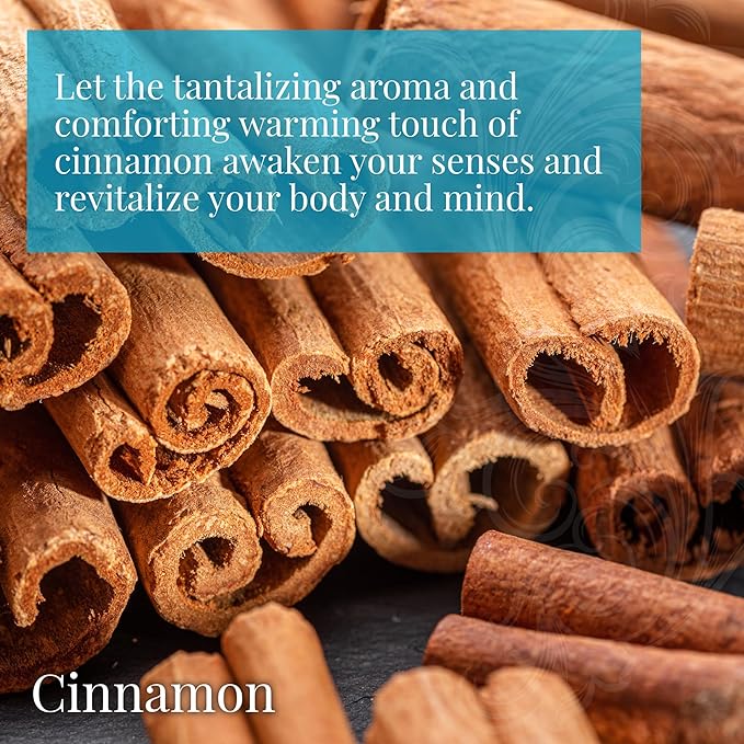 Skinsations - Cinnamon Massage Oil for Massage Therapy - 8oz | Non-Greasy, Warming Blend of Fractionated Coconut, Sweet Almond, Grape Seed and Jojoba Oils | Body Oil, Sore Muscles, Aromatherapy