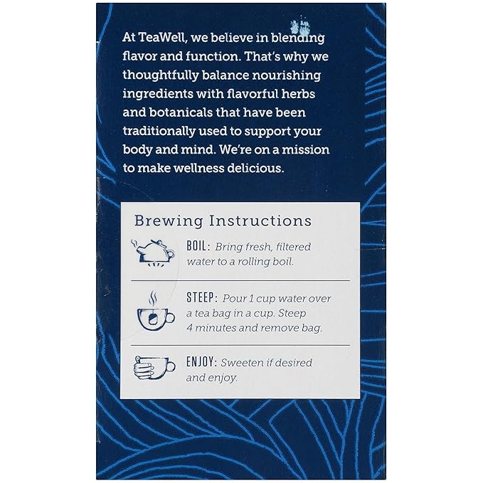 Celestial Seasonings TeaWell Herbal Tea, Laxative, Organic Carob Licorice, 12 Count (Pack of 2)