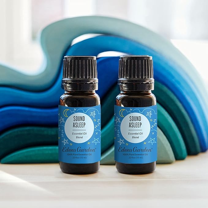 Edens Garden Sound Asleep Essential Oil Blend- 100% Pure Premium Grade, Undiluted, Natural, Therapeutic, Aromatherapy, The Best for Diffusing, Candle, Humidifiers, Kid Safe 10 ml (.33 fl oz)