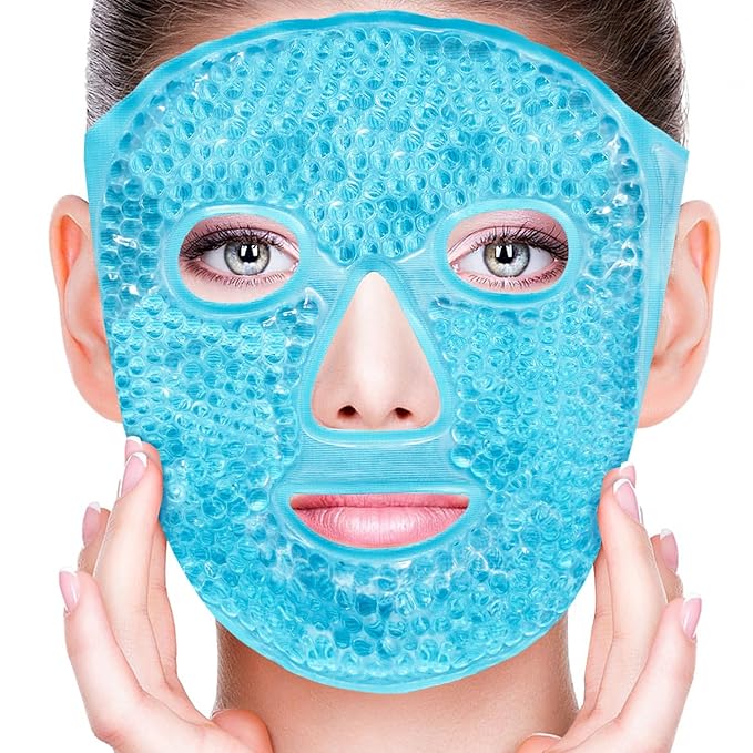 Cold face eye masks ice