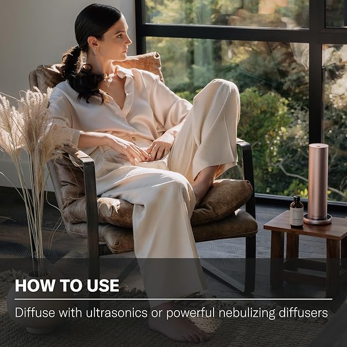 AromaTech Palo Santo & Amber for Aroma Oil Scent Diffusers - 10 Milliliter