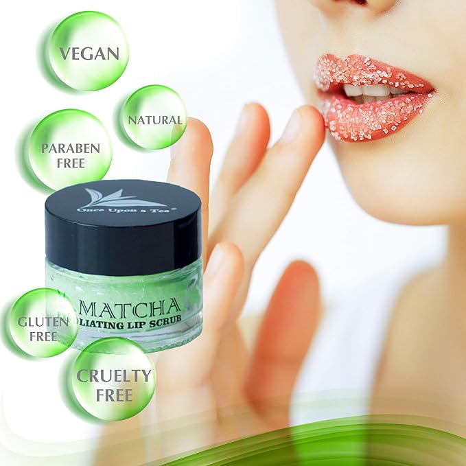 Exfoliating Green Tea Matcha Sugar Lip Polish
