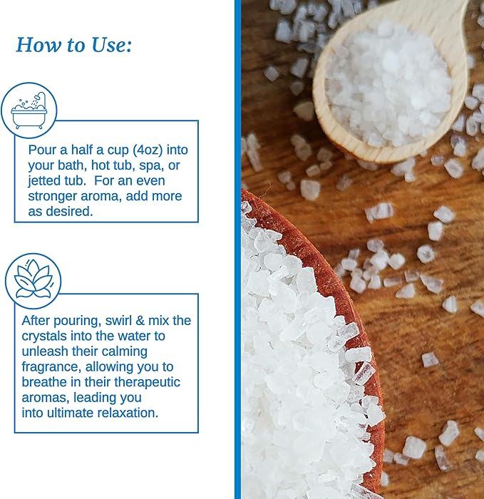 Relax Spa & Bath, Epsom & Dead Sea Salts, Aromatherapy Bath Salts for Hot Tub, Bath, or Spa, Infused with Magnesium, Mothers Day Gifts & Gifts for Mom, Tropical Rain Scent