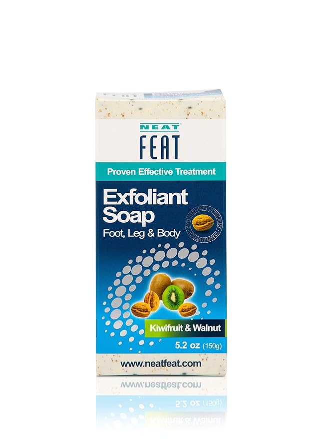 Kiwifruit and Walnut Foot Scrub Soap, 5.2 Fl. oz. (Pack of 2)