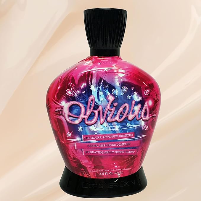 Designer Skin Obvious 18X Bronzer Tanning Bed Lotion 13.5 ounces