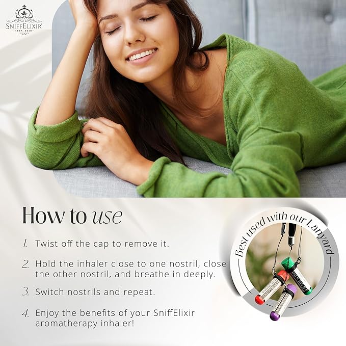 Eucalyptus Inhaler for Adults - 1 Pack Eucalyptus Nasal Inhaler with Essential Oils, Natural Aromatherapy Nasal Stick Inhaler for Breathing, Portable Nasal Inhalers for Aromatherapy Stick