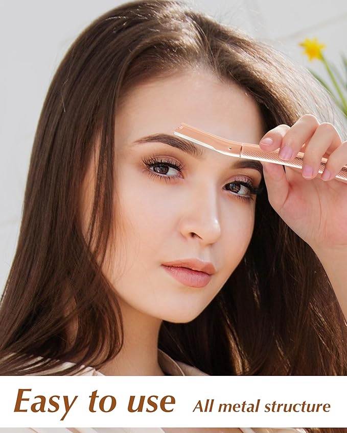 Dermaplan Razor for Face Professional, Facial Razors for Women Face with 40 Blade Refills, Eyebrow Razor for Women and Men