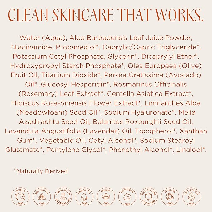 InstaNatural Niacinamide Face Serum, Hydrates, Soothes, Reduces Irritation, Redness, Lines, Wrinkles, and Other Signs of Aging, with Hyaluronic Acid and Vitamin E, 2 Fl Oz