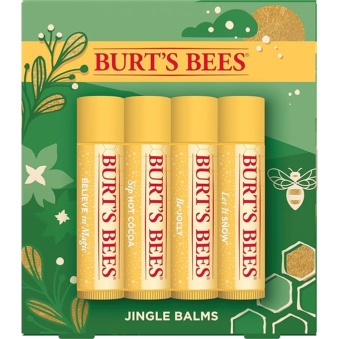 Burt's Bees Christmas Gifts, 4 Lip Balm