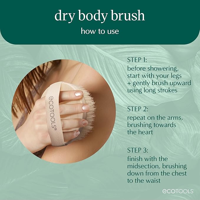 Ecotools dry body brush, cruelty-free