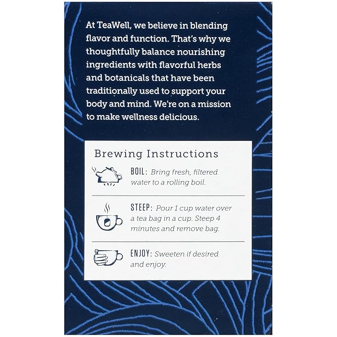 Celestial Seasonings TeaWell Herbal Tea, Daily Wellness, Organic Ginger Mint, 12 Count (Packaging May Vary) (Pack of 5)