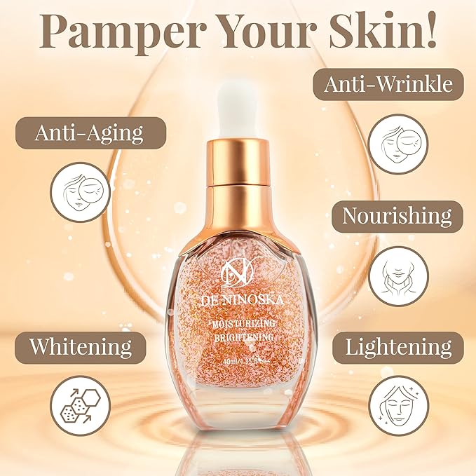 Strawberry Serum with Gold Flakes Essence