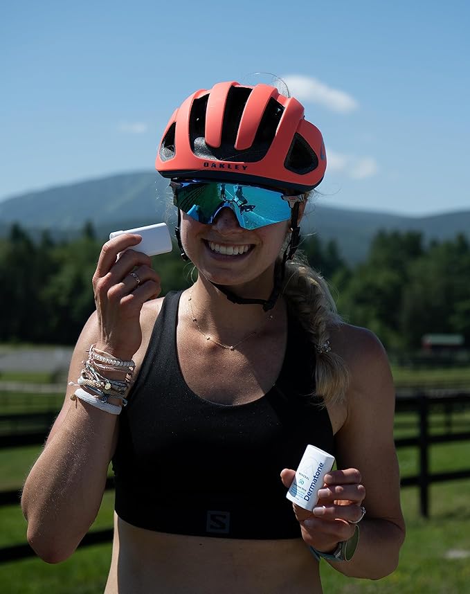 Dermatone Mineral Sunscreen Stick SPF 50 | Zinc Oxide Sunscreen Stick for Face and Body, Broad Spectrum UVA/UVB, Reef Safe, Moisturizing, Water Resistant (80 min), Fragrance Free, 0.5 oz