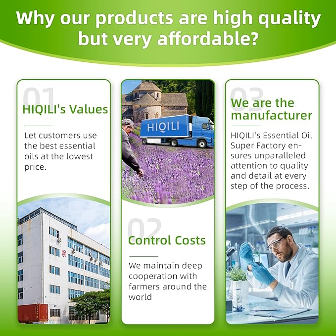 HIQILI 16 Fl Oz Lemongrass Essential Oil, 100% Pure Natural Undiluted for Diffuser, Hair