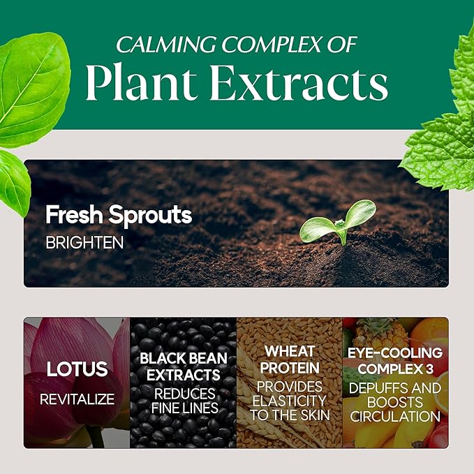 Blessing of sprout wrinkle-away eye