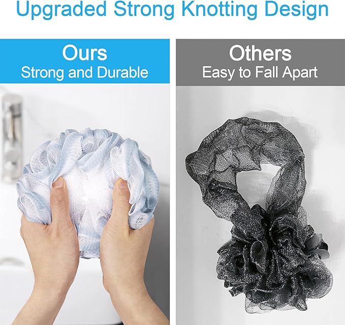 Amazerbath loofah sponge 60g/piece, exfoliating